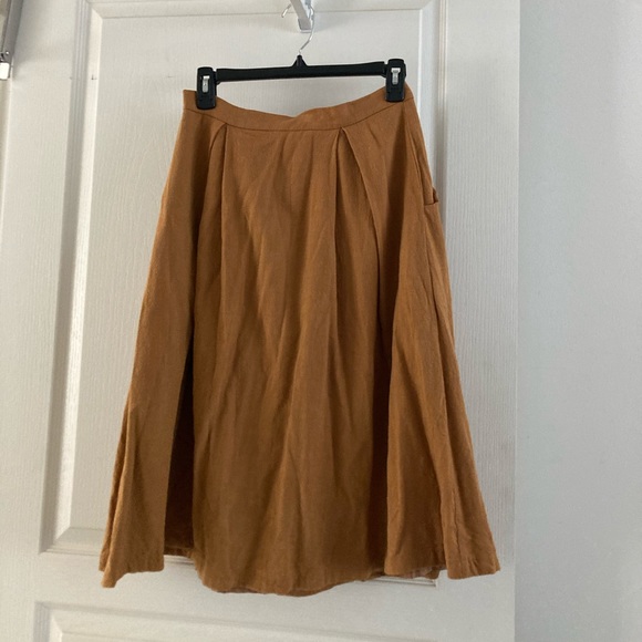 Adored Vintage Fall Skirt - Picture 2 of 6